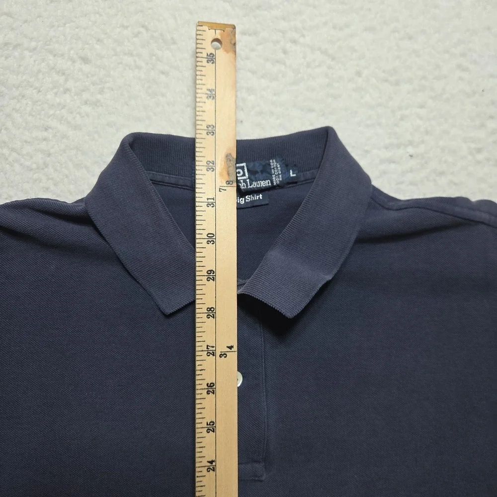Vintage 90s Polo Ralph Lauren Polo The Big Shirt Size Large Chest Crest Faded
